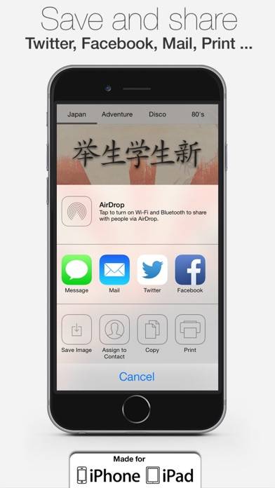Sfondi con Nome Schermata dell'app