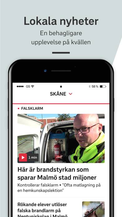 SVT Nyheter App skärmdump #4
