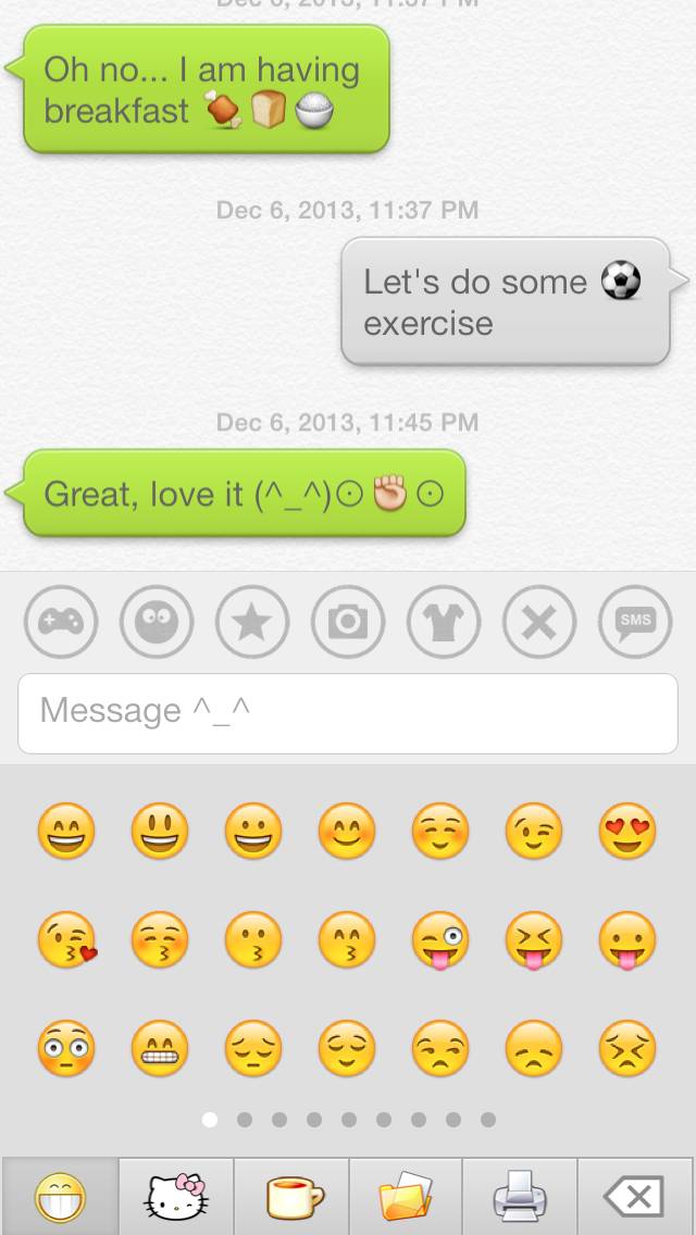 Dream Emoji 2 – talk with emoticon smiley face in emoji keyboard ^_^ App screenshot #2