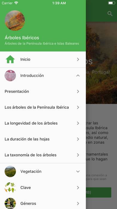Arboles Ibericos App screenshot #1