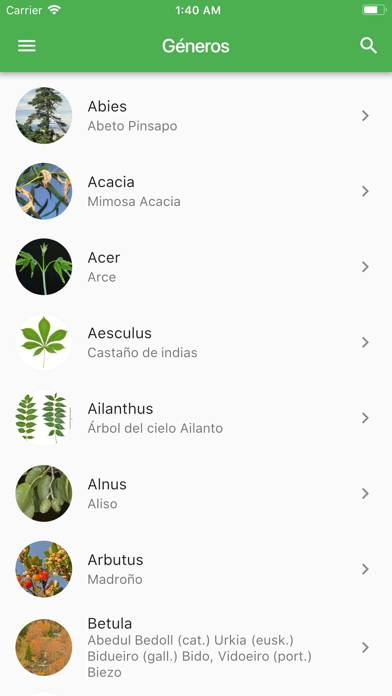 Arboles Ibericos Captura de pantalla de la aplicación #4