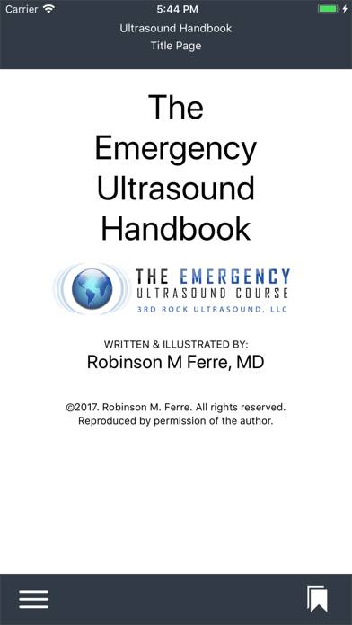 Emergency Ultrasound Handbook captura de pantalla