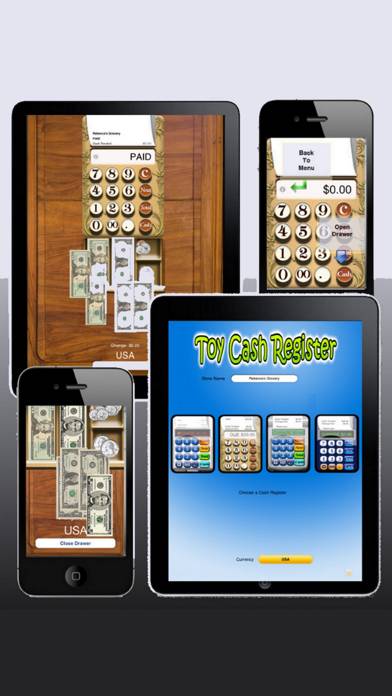 Cash Register Toy App screenshot #1