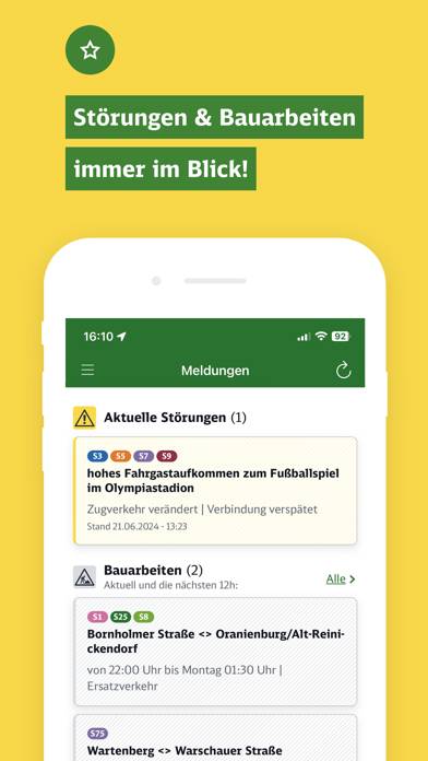 S-Bahn Berlin App-Screenshot
