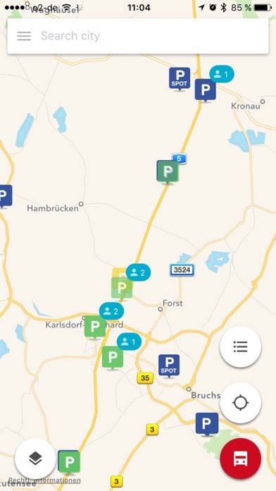 Truck Parking Europe App screenshot #1