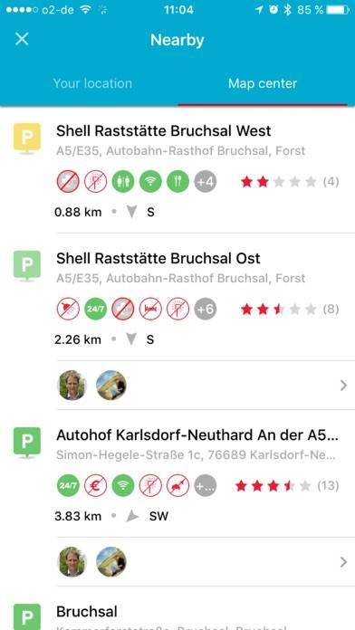 Truck Parking Europe Captura de pantalla de la aplicación #2
