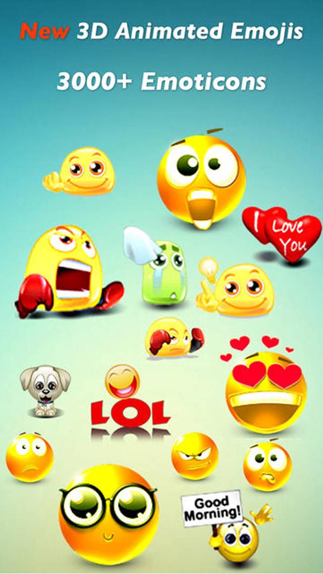3D Animated Emoji PRO plus Emoticons App screenshot #1