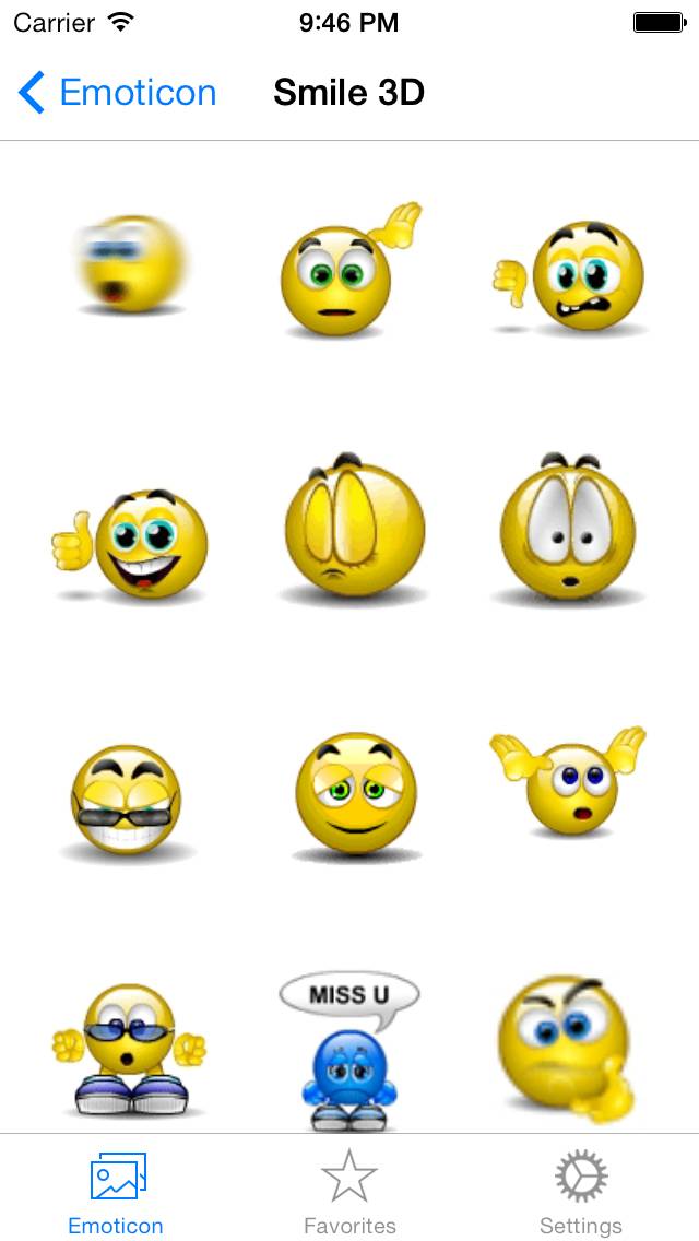3D Animated Emoji PRO plus Emoticons App screenshot #3