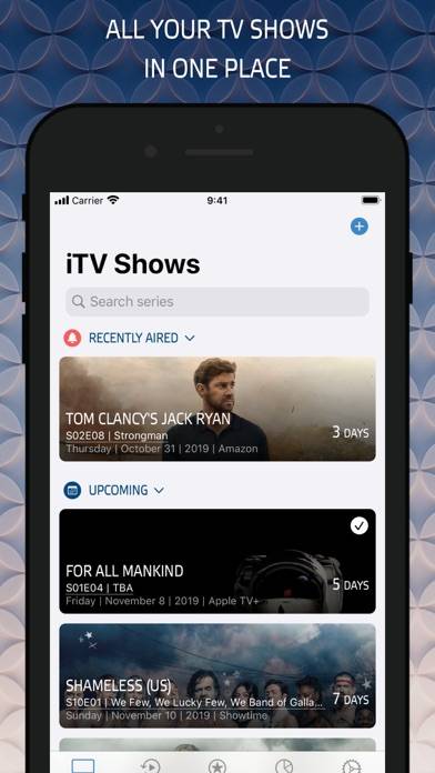 ITV Shows Captura de pantalla de la aplicación #1