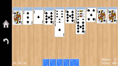 Spider Solitaire скриншот игры