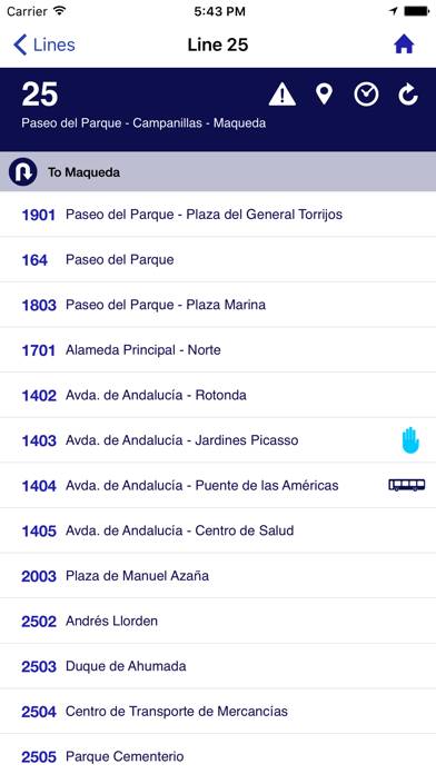 EMT Málaga Captura de pantalla de la aplicación #4