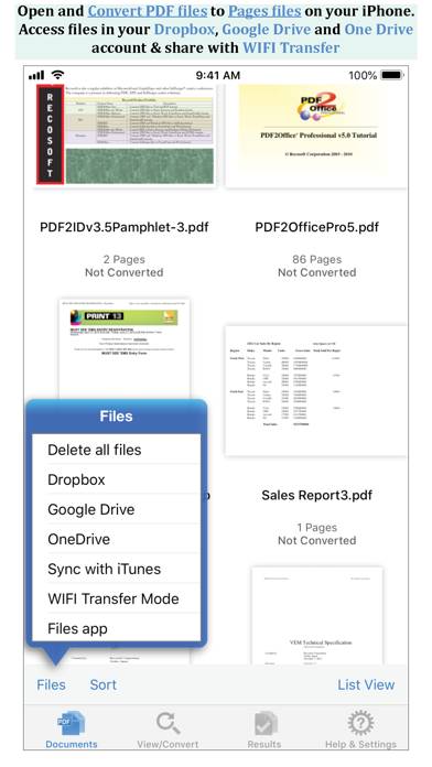 PDF to Pages by PDF2Office App screenshot #1