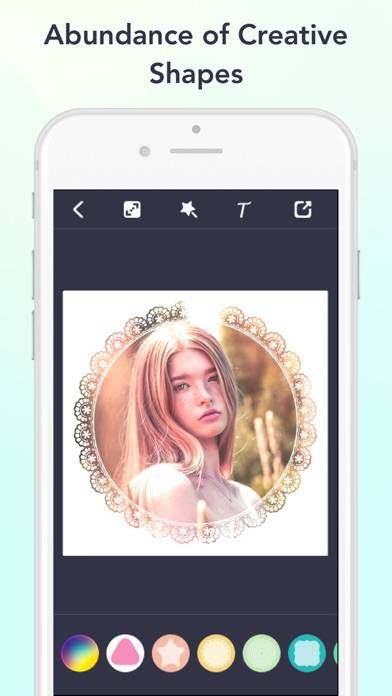 Lighto- Art photo shape editor Schermata dell'app #1