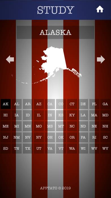 US States Test (Full Version) App screenshot #4