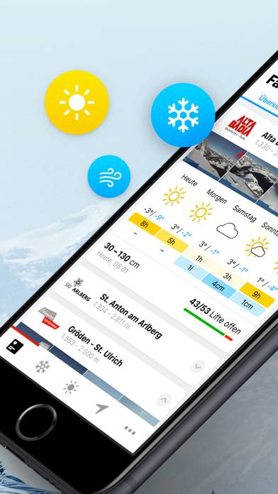 Bergfex: ski, snow & weather Captura de pantalla de la aplicación #2