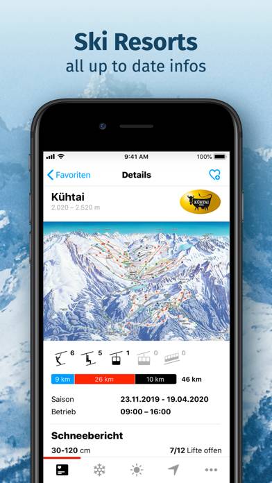 Bergfex: ski, snow & weather Uygulama ekran görüntüsü #5