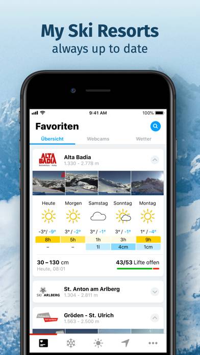 Bergfex: ski, snow & weather Captura de pantalla de la aplicación #6