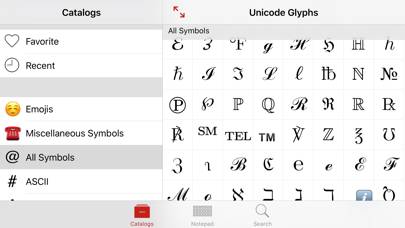 Unicode Pad Pro with keyboards Capture d'écran de l'application #4