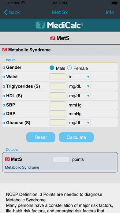 ASCVD Risk App screenshot