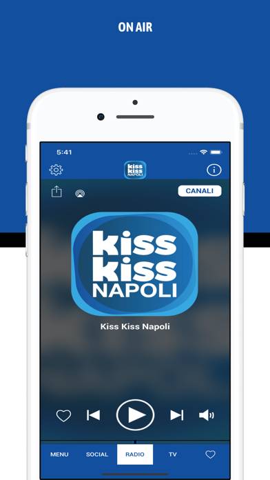 Radio Kiss Kiss Napoli 2.0 Schermata dell'app #5