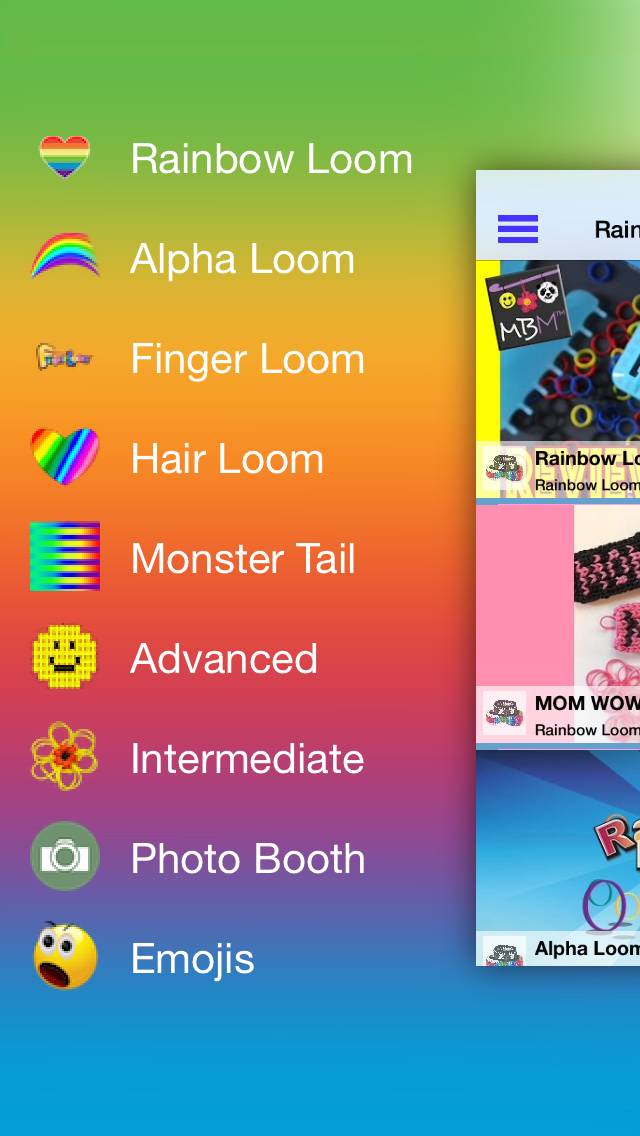 Rainbow Loom Pro App skärmdump #1