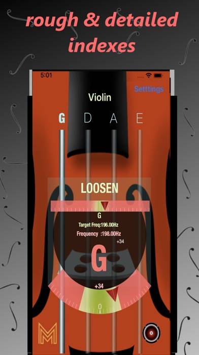 Violin Tuner- For Pro Accuracy Capture d'écran de l'application #2