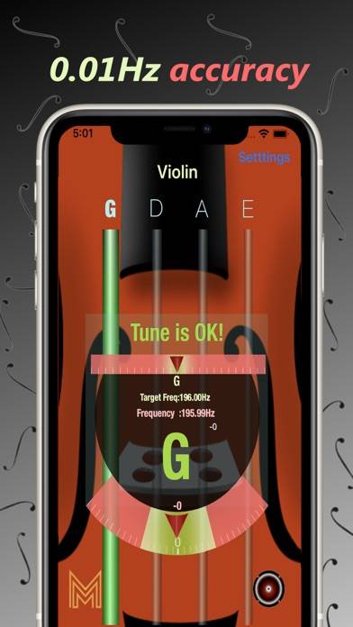Violin Tuner- For Pro Accuracy Capture d'écran de l'application #3