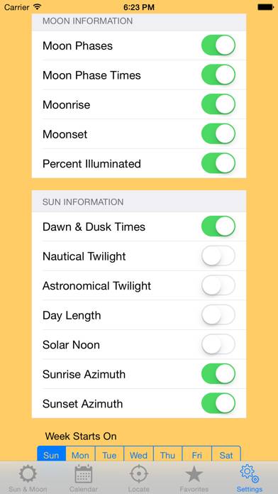 Sun Calendar App screenshot #5