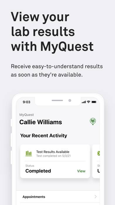 MyQuest for Patients App screenshot #2