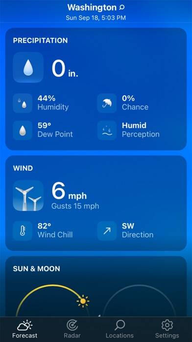 Weather Live° Schermata dell'app #5