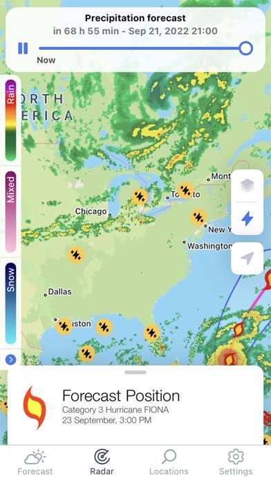 Weather Live° Schermata dell'app #6