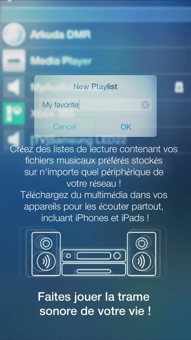 MyAudioStream Pro UPnP audio player and streamer: gather your music collection from your PC, NAS, UPnP servers, Windows Media Player or iTunes local and share it with your wireless speakers, AV Receivers, AllShare TV, PS3 or Xbox360 Capture d'écran de l'application #5