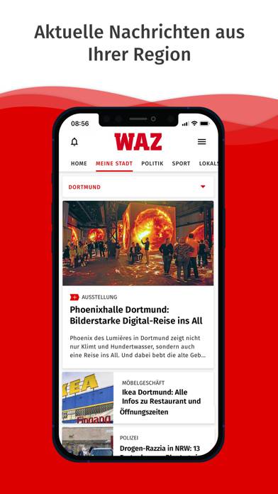 WAZ News App screenshot #1