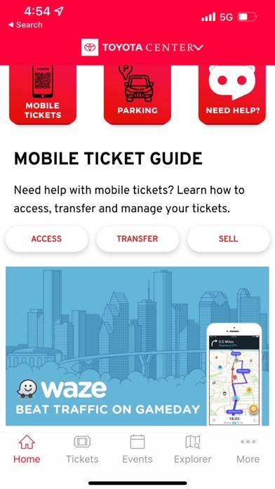 Houston Rockets App screenshot