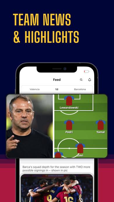 Barcelona Live – Soccer app Скриншот