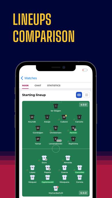 Barcelona Live – Soccer app Скриншот приложения