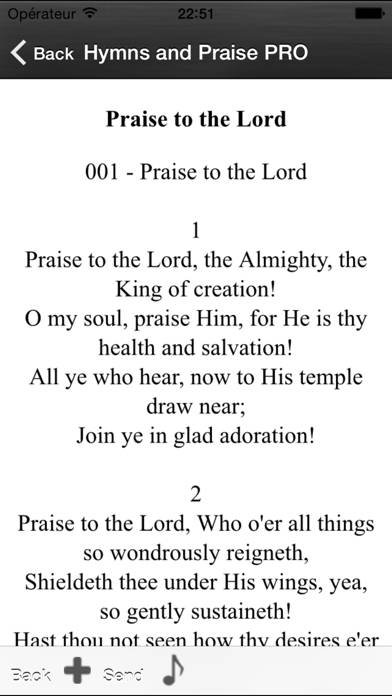 Hymns and Praise Pro App screenshot #3