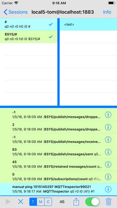 MQTTInspector App-Screenshot #1