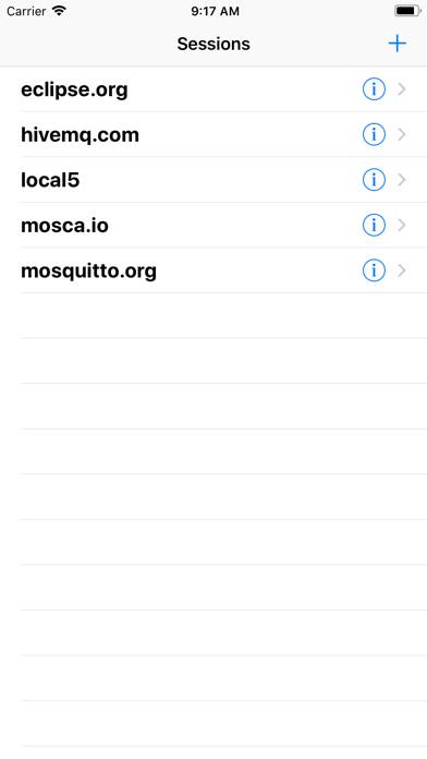 MQTTInspector App screenshot
