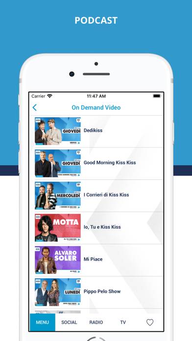 Radio Kiss Kiss Schermata dell'app #6