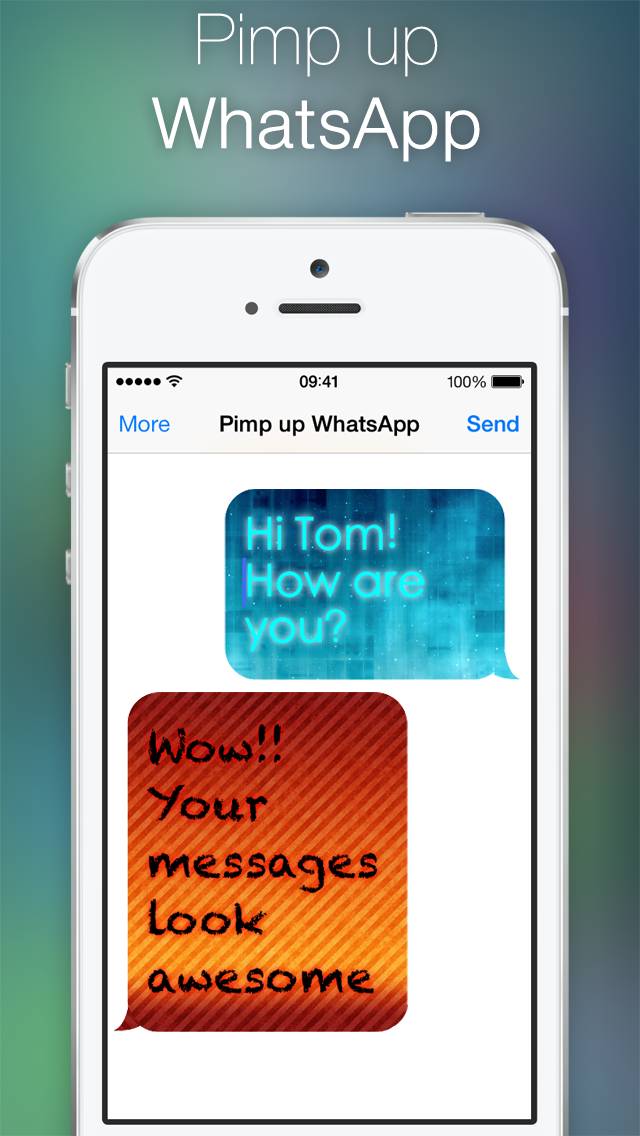 Pimp up for WhatsApp Captura de pantalla de la aplicación #1