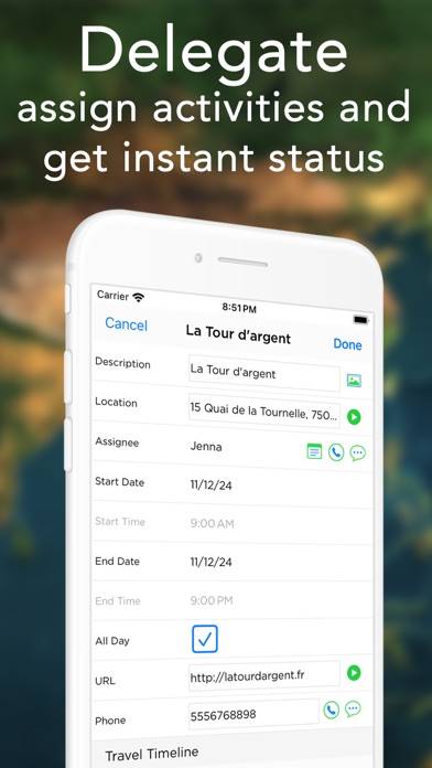 Pro Travel Planner App screenshot