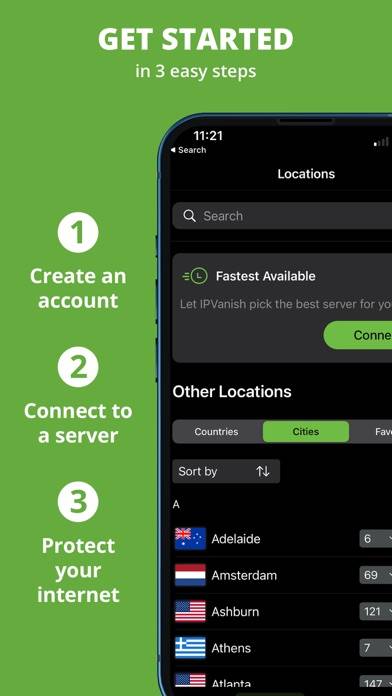 IPVanish: IP Location Changer App screenshot #2