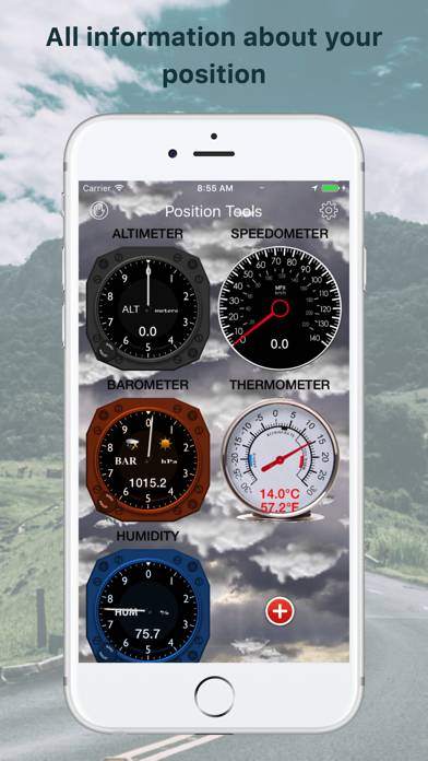 Position Weather Tools App screenshot