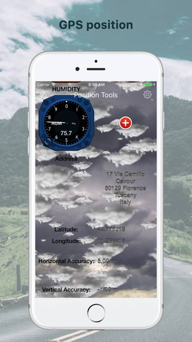 Position Weather Tools App screenshot