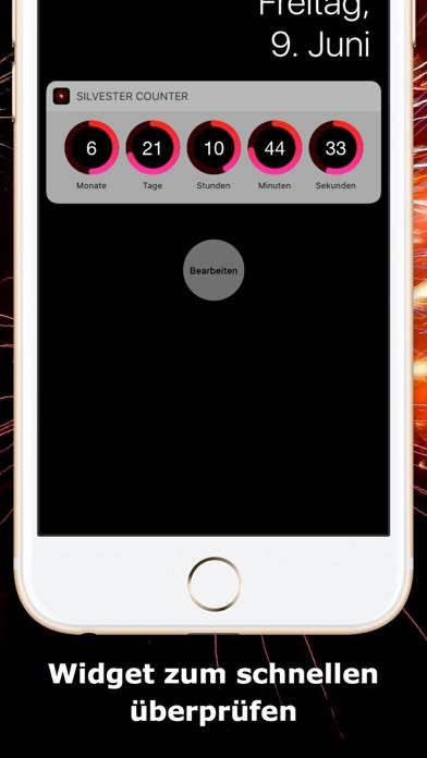 New Year's Eve Counter App skärmdump #3