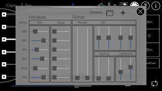 GuitarCapo plus Captura de pantalla de la aplicación