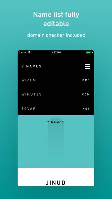 Nominazer App screenshot