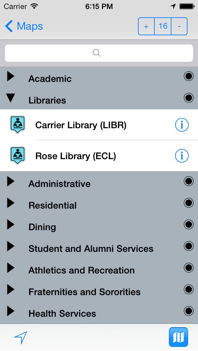 EMap JMU : James Madison University App screenshot