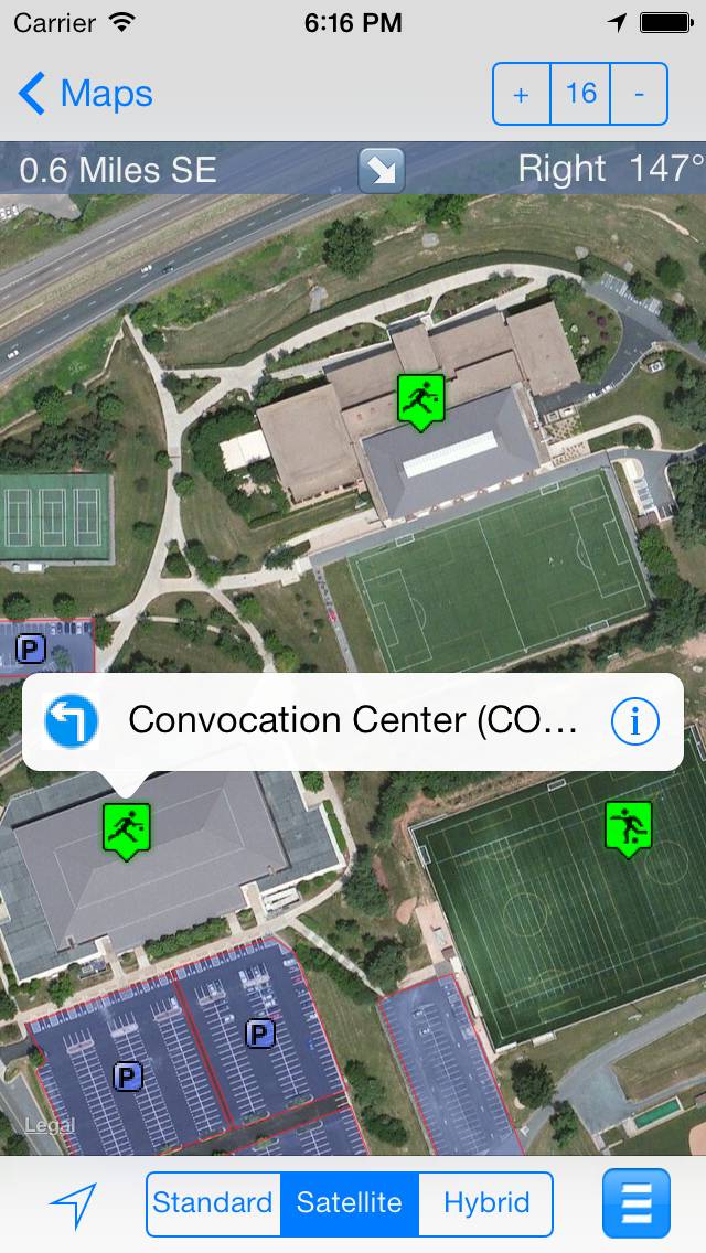 EMap JMU : James Madison University App screenshot